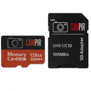 128GB High-Speed Memory Card + Adapter